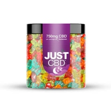 JustCBD Nighttime Gummy Bears με μελατονίνη & 750mg CBD For Sleep | CBD Gummies με μελατονίνη για τον ύπνο 75τμχ